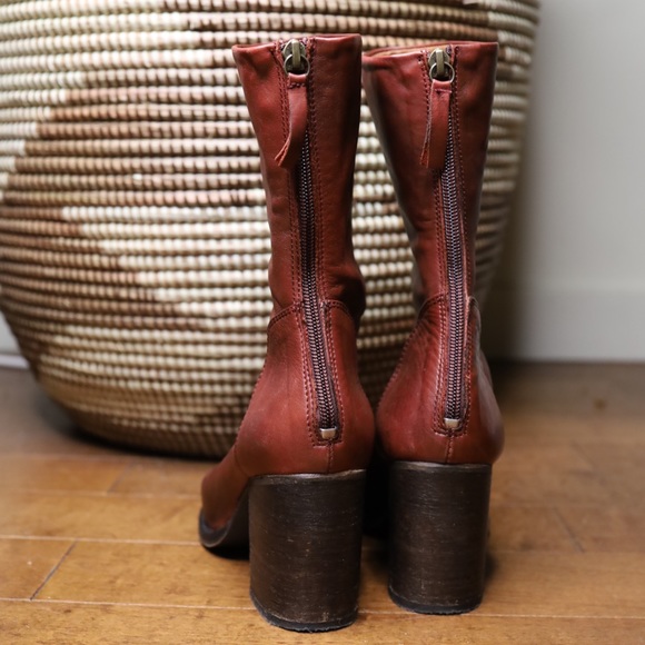 Free People Leather Booties - Picture 1 of 3